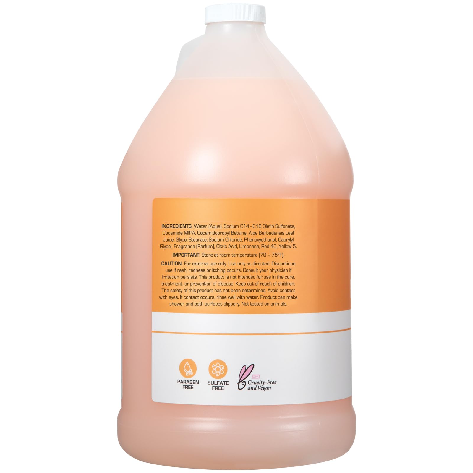 Buy now Ginger Lily Farms Club & Fitness Nourishing Body Wash, 100% Vegan & Cruelty-Free, Bath & Shower Gel for Men and Women, Citrus Scent, 1 Gallon (128 fl. oz.) Refill at indiglob india