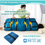 Buy now NEPPT Positioning Bed Pads for Elderly Transfer Sheet Hospital Bed Blanket Bedridden Patient Turning Body Lift Assist Draw Sheets with Handles for Pull, Slide, Repositioning, Transferring (48" X 40") at indiglob india