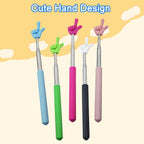 5PCS Pointer Stick For Classroom – Multipurpose Teacher Pointer Stick, Extendable Classroom Pointer And Finger Pointer Stick, Engaging Colors – Classroom Essentials For Effective Presentations