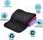 Buy now UWEME Makeup Remover Cloths 4 Count: Microfiber Reusable Fast Drying Washcloth, Face Towels for Women at indiglob india