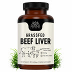 Lonvera Grass Fed Beef Liver Supplement – 3000mg Freeze Dried Desiccated Organs – Nutrient Source for Joints, Bones, Hair, Skin, Nails & Daily Energy – 120 Pasture-Raised Capsules - 90 Day Supply