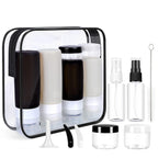 Buy now Morfone 16 Pack Silicone Travel Bottles Set for Toiletries TSA Approved Travel Containers Leakproof Squeezable Refillable Accessories 2oz 3oz Travel Essentials for Shampoo Lotion Liquids (BPA Free) at indiglob india