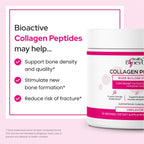 Collagen Peptides Powder, FORTIBONE®, Hydrolyzed, Gluten Free, 30 Servings | Bone Builder Hydrolyzed Collagen Powder For Women And Men, Dairy Free, Unflavored For Coffee, Smoothies Or Water Daily