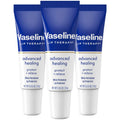 Vaseline Lip Therapy Advanced Healing Lip Moisturizer 3-Pack, 0.35 Oz Ea | #1 Dermatologist-Recommended Skin Protectant, Healing Ointment for Soothing Dry, Chapped Lips | Travel Essentials