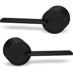 Buy now Berlin Modisch Zero Gravity Urban Series Dummy Lever Door Handle Pack of 2 Non-Turning Single Side Pull Only Lever Set [for Closet or French Doors] Heavy Duty – Iron Black Finish at indiglob india