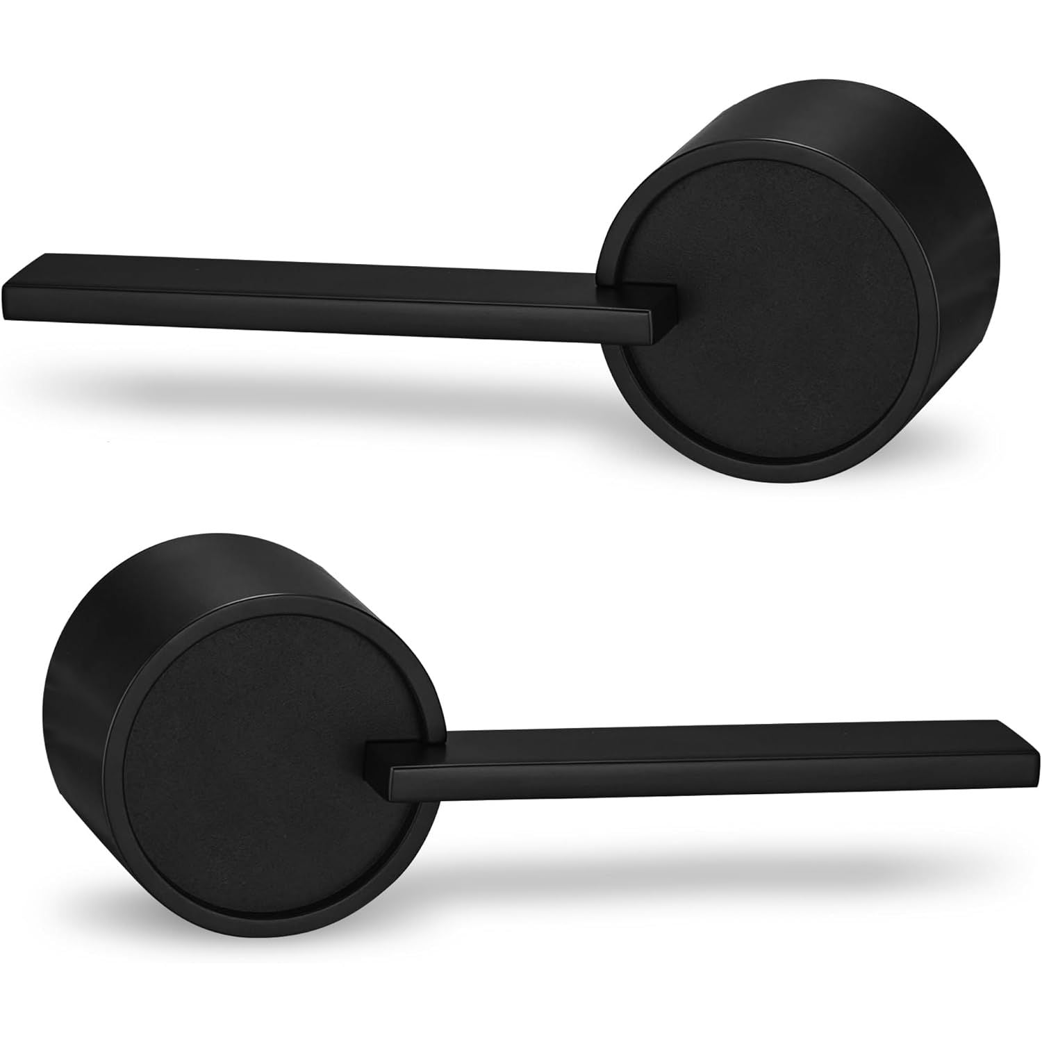 Buy now Berlin Modisch Zero Gravity Urban Series Dummy Lever Door Handle Pack of 2 Non-Turning Single Side Pull Only Lever Set [for Closet or French Doors] Heavy Duty – Iron Black Finish at indiglob india