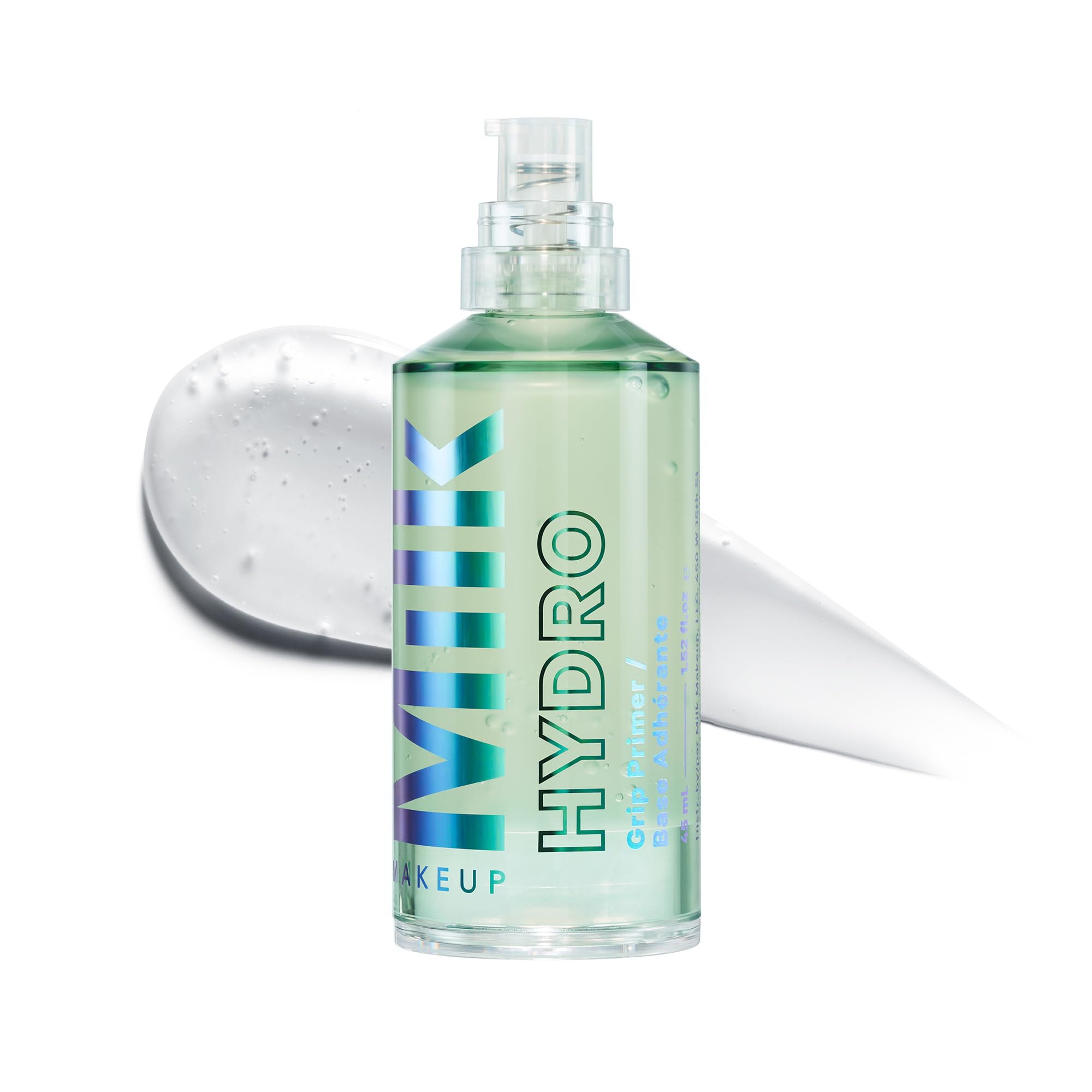Milk Makeup Hydro Grip Primer with Hyaluronic Acid + Niacinamide – Hydrating Face Primer Grips Makeup for Up to 12 Hours – Silicone-Free, Lightweight Gel with Dewy Finish