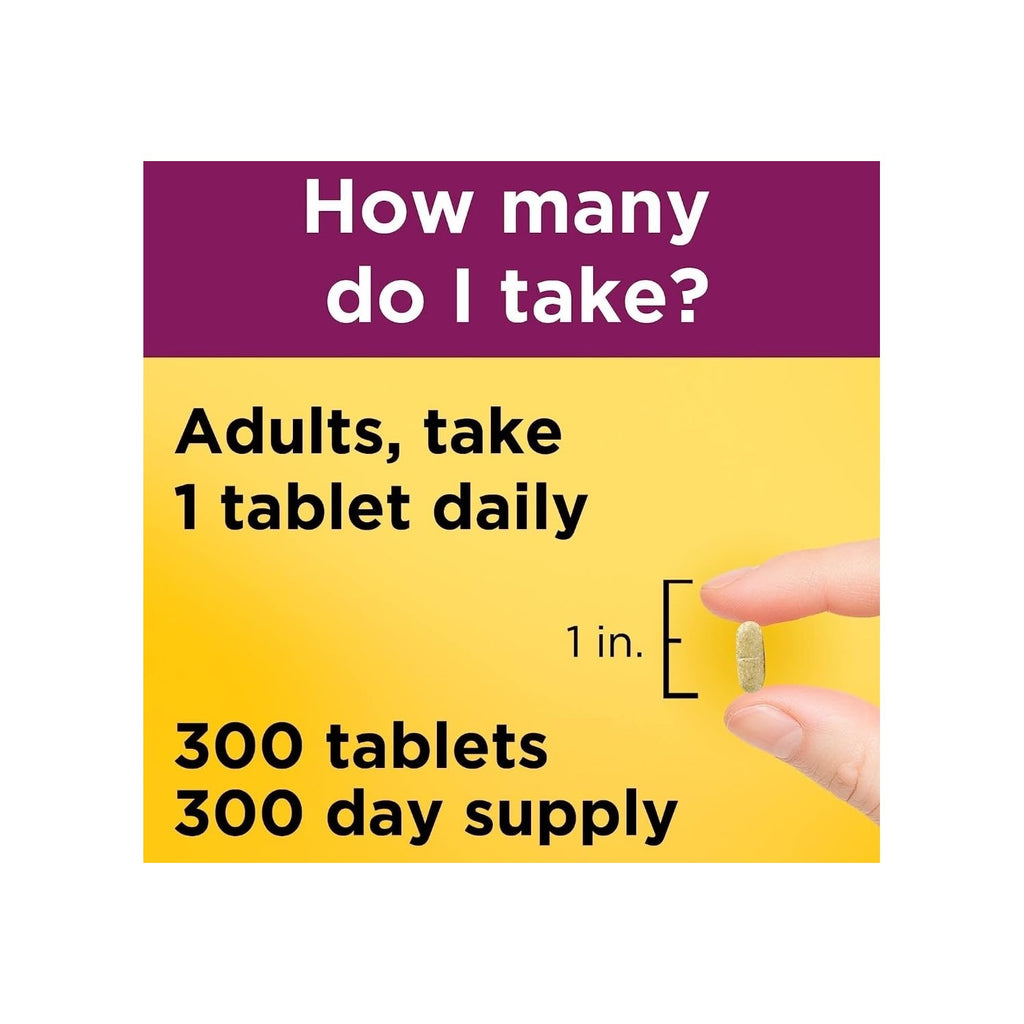 Nature Made Multivitamin for Him, Mens Multivitamins with No Iron, Daily Nutritional Support, Nature Made Multi Mens Vitamins & Minerals, 300 Tablets, 300 Day Supply