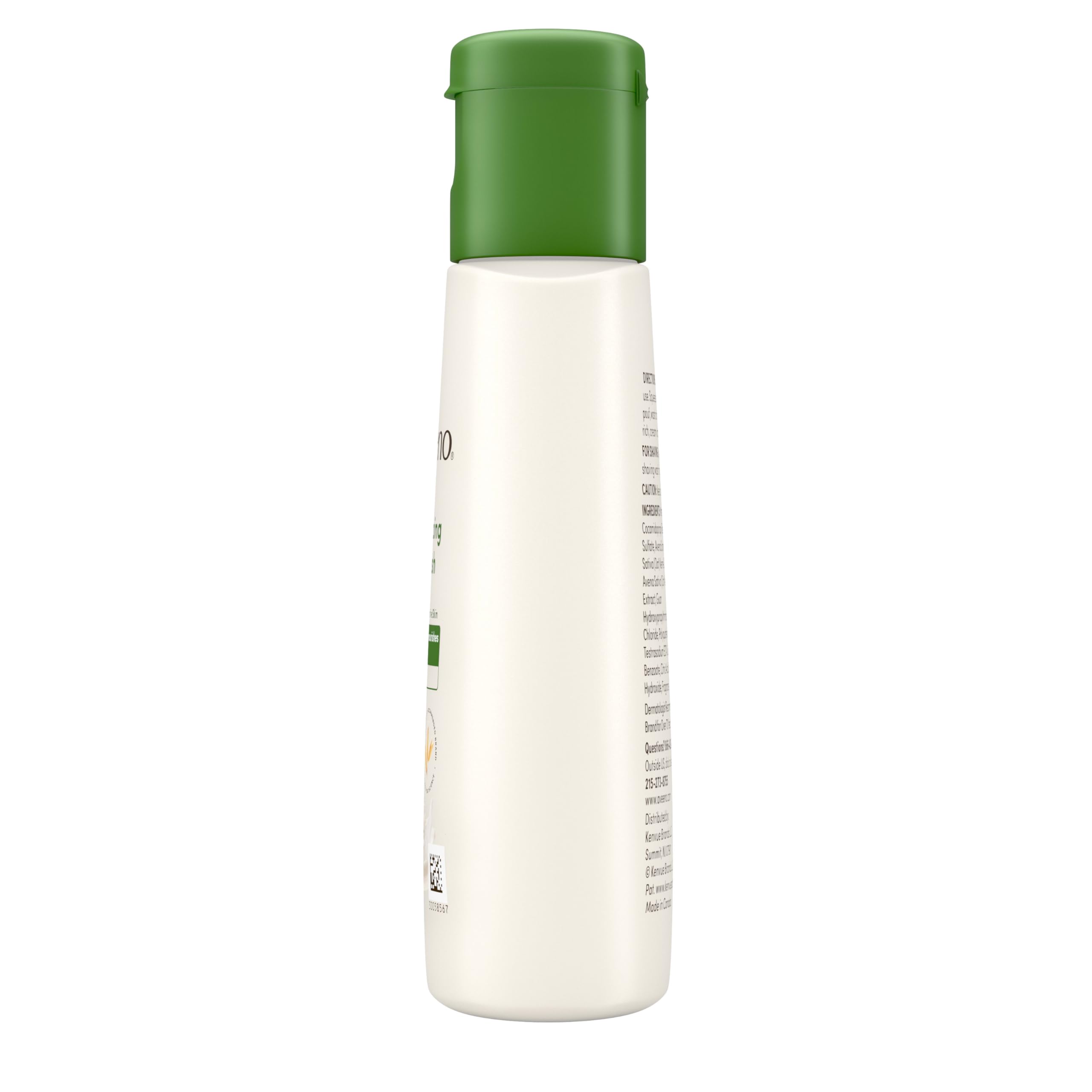 Aveeno Daily Moisturizing Body Wash, Lightly Scented, 2 fl. oz | For Sensitive, Dry Skin, Prebiotic Oat, Gently Cleanses & Nourishes, Travel-sized
