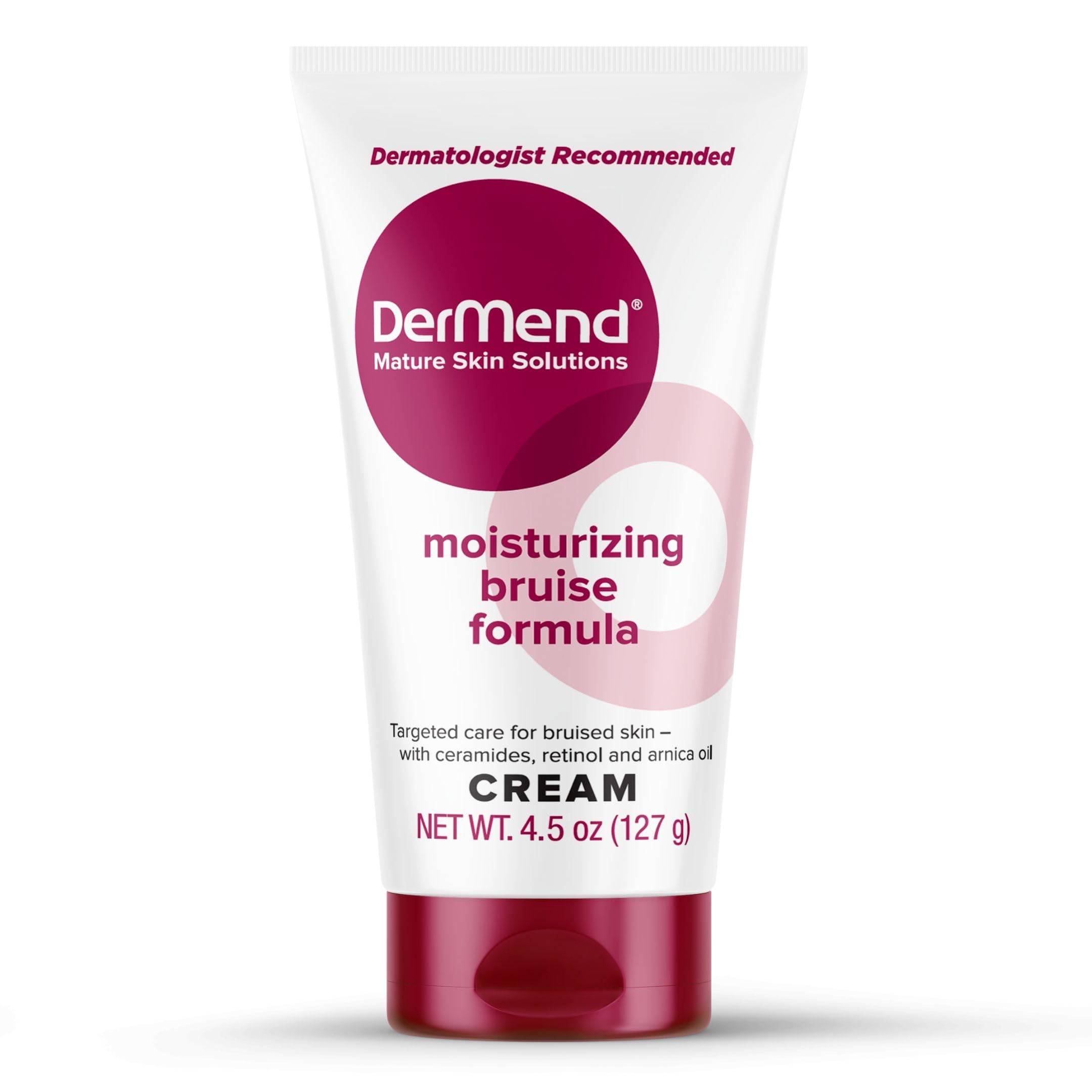 Dermend Arnica Bruise Cream with Vitamin K, 4.5 oz | For Thin & Mature Skin, Moisturizing Formula with Retinol, Ceramides & Arnica Oil, Dermatologist Recommended