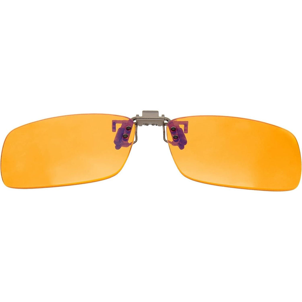 Buy now BRADDELL UV Blue Light Blocking Clip-on Amber Fit over Glasses for Driving Car Headlight Glare and Light Sensitivity at indiglob india