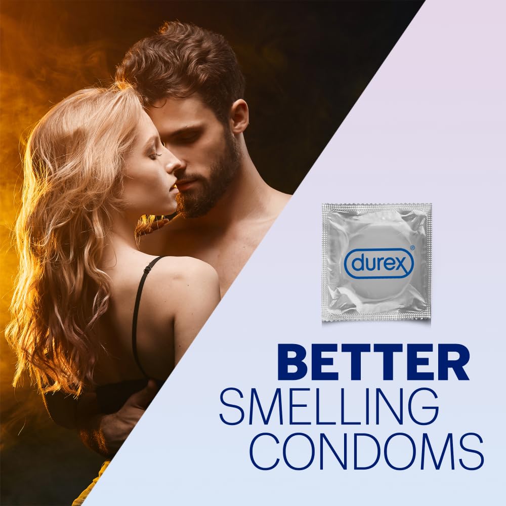 Durex Invisible Super Ultra Thin Condoms for Men - 10 Count - Packaging May Vary