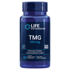 Life Extension TMG, trimethylglycine, Encourages Healthy homocysteine Levels, Non-GMO, Gluten-Free, Vegetarian, 60 Capsules | Trimethylglycine (TMG) Helps Maintain Already Normal Homocysteine Levels, Non-GMO, Gluten-Free & Vegetarian Capsules