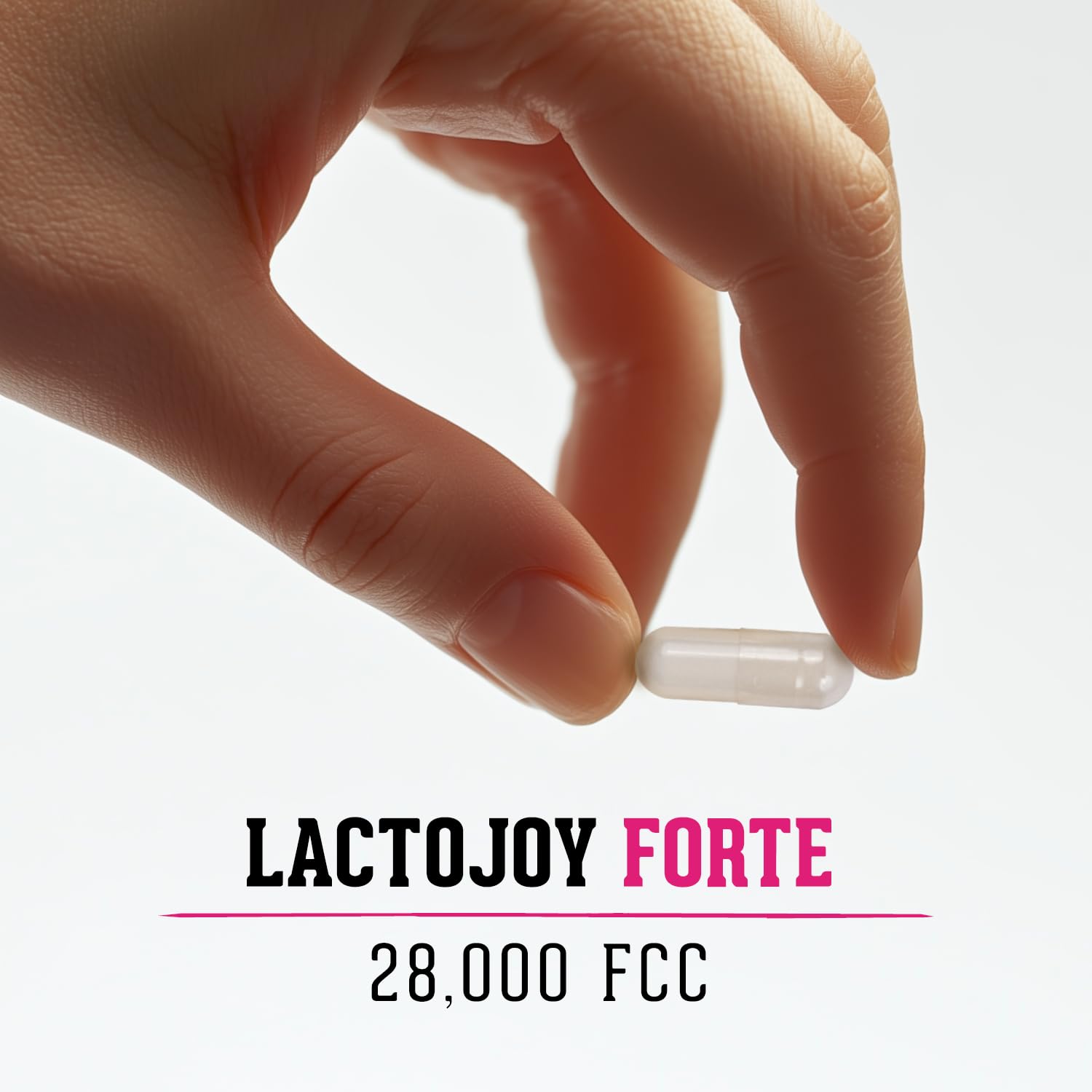 LactoJoy Forte 28,000 FCC – Lactase Capsules with 6h Depot Effect – 40 Vegan Capsules – Fast-Acting Long-Lasting Lactase – No Additives – Made in Germany – Dairy Relief