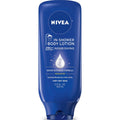 NIVEA Nourishing In Shower Lotion, 24-Hour Body Moisturizer, 13.5 FL OZ | Water Activated In Shower Moisturizer with Almond Oil for Dry to Very Dry Skin, Non Sticky