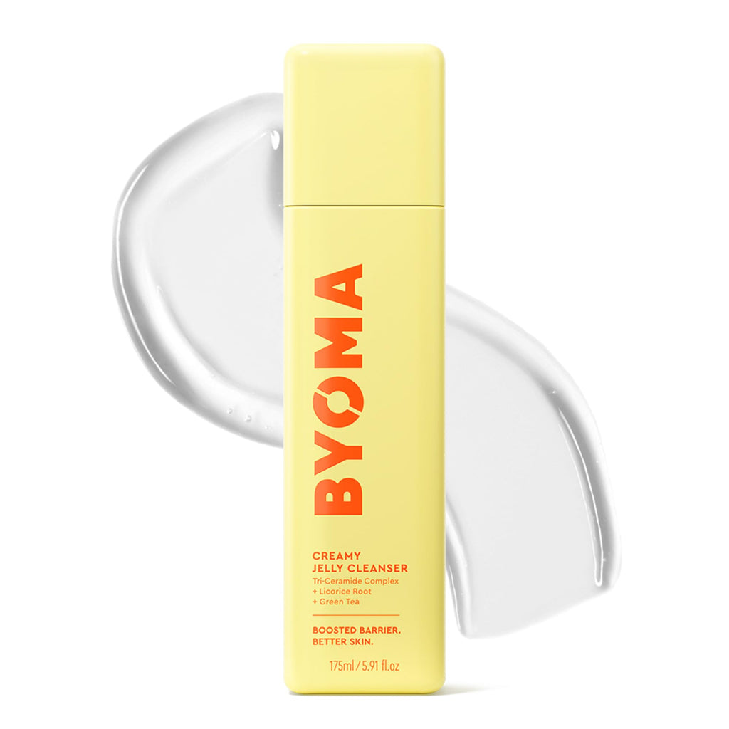 BYOMA Creamy Jelly Cleanser | Hydrating Face Wash with Ceramides, Soothing Formula, No Oily Residue, Fragrance Free, for All Skin Types