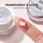 GAOY Clear 3D Sculpting Gel for Nail Art, 15g Solid Builder Gel | Non-Sticky Hard for Carving Molding and Building