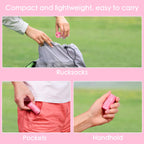 Poop Bags Rolls 256 Count - 9x13 Inches Pink Thickened Leakproof Lavender scent Poo Bags for Dogs, Pet Waste Bags for Walking, Home, Travel