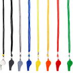 Whistle, 8PCS Sports Whistles with Lanyard, Loud Crisp Sound Whistles Bulk Ideal for Referees, Coaches, and Officials
