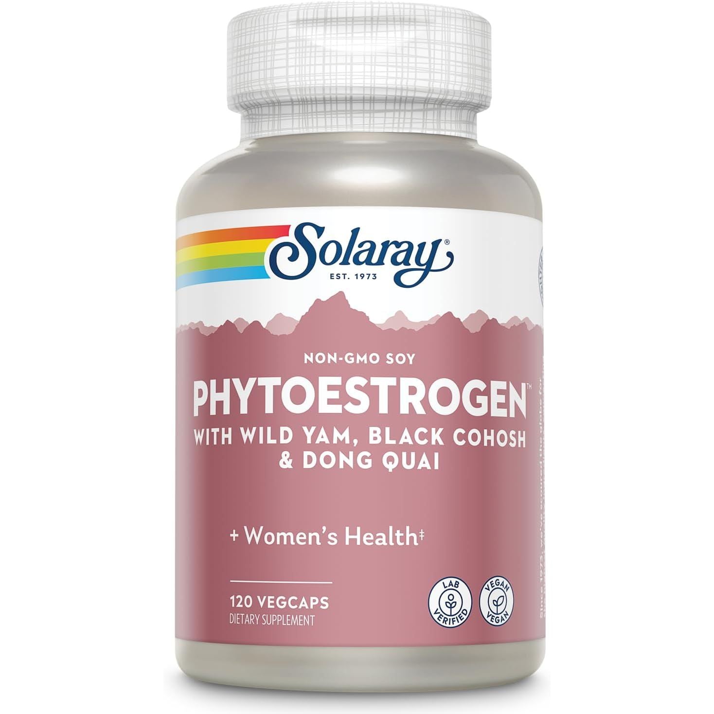 Buy now SOLARAY Once Daily Phytoestrogen - Phyto Estrogen Supplement for Women with Black Cohosh, Dong Quai, Wild Yam, Soy Isoflavones - Women's Health Support - 60-Day Guarantee, 30 Servings, 30 VegCaps 120 Count (Pack of 1) at indiglob india