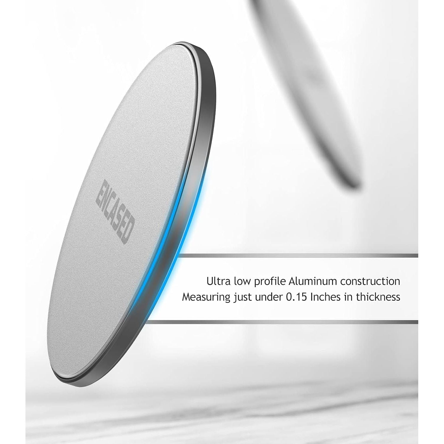 Buy now ENCASED Stick-on iPhone Holder, Compatible with MagSafe Mount (Ultra Slim 0.15") Secure Magnetic Mounting Disk for Wall, Car Dash, Home Gym, Kitchen Fridge Accessories (Adhesive Sticker Back) at indiglob india