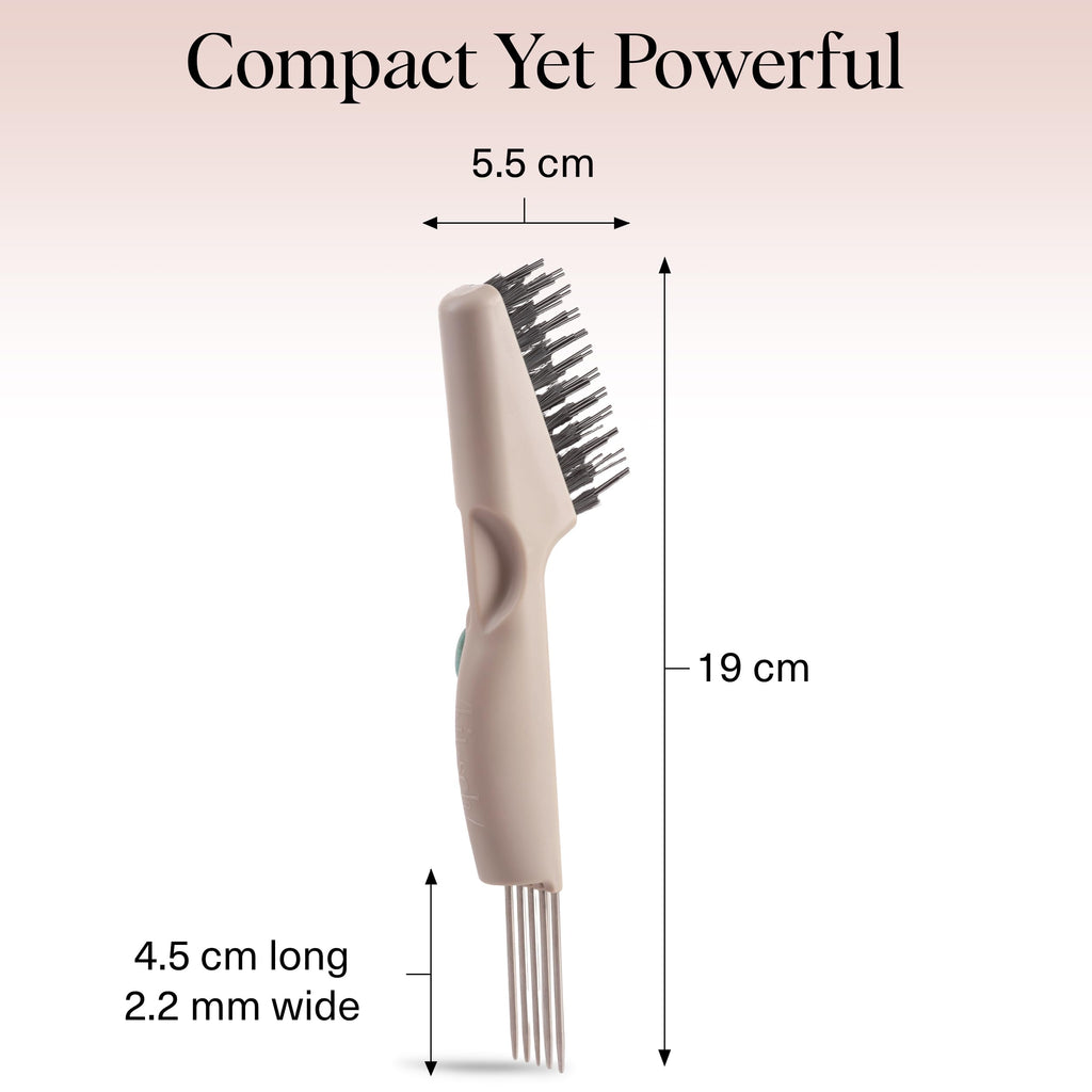 Buy now Kitsch Hair Brush Cleaner Tool | Double-Sided 2-in-1 Brush Cleaner for Hair Brushes & Combs | Eco-Friendly Cleaning Tool with Pick & Bristles, Perfect Gifts for Women | Hair Stylist Essentials at indiglob india