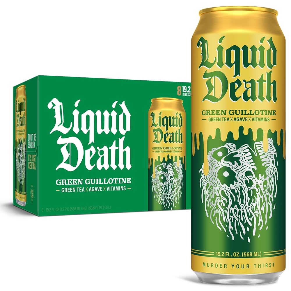 Buy now Liquid Death Iced Tea - Blueberry Buzzsaw (Blueberry-Flavored Black Tea), Less Sugar*, Boost of Caffeine, B Vitamins, No Artificial Sweeteners, 12 Fl Oz (Pack of 12) Model B0CW3L9VTP at indiglob india