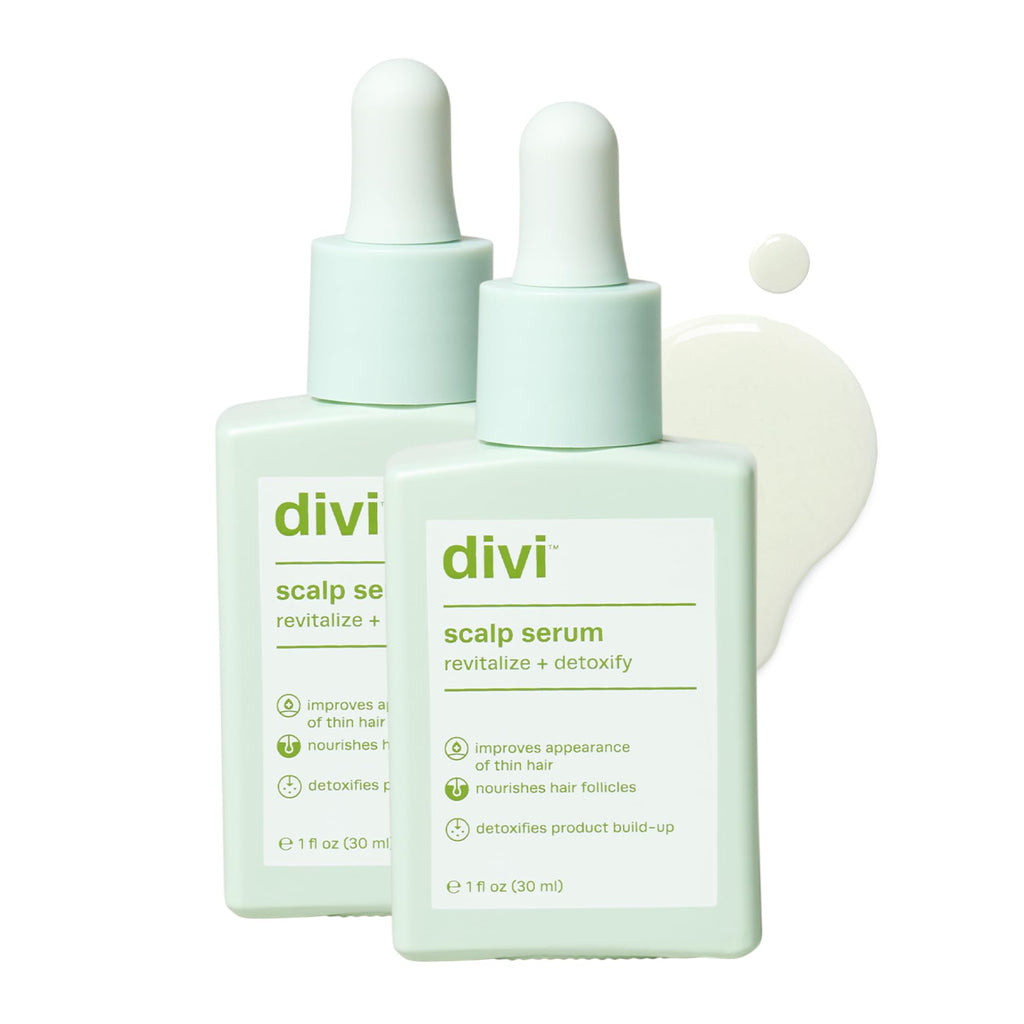 Divi Scalp Serum | To Promote Fuller-Looking Hair with Peptides | 30ml | Multi-Peptide Complex, Caffeine, Rosemary Oil, Vegan, Non-Greasy, Thinning Hair, Fuller-Looking Hair, Scalp Serum, 30ml