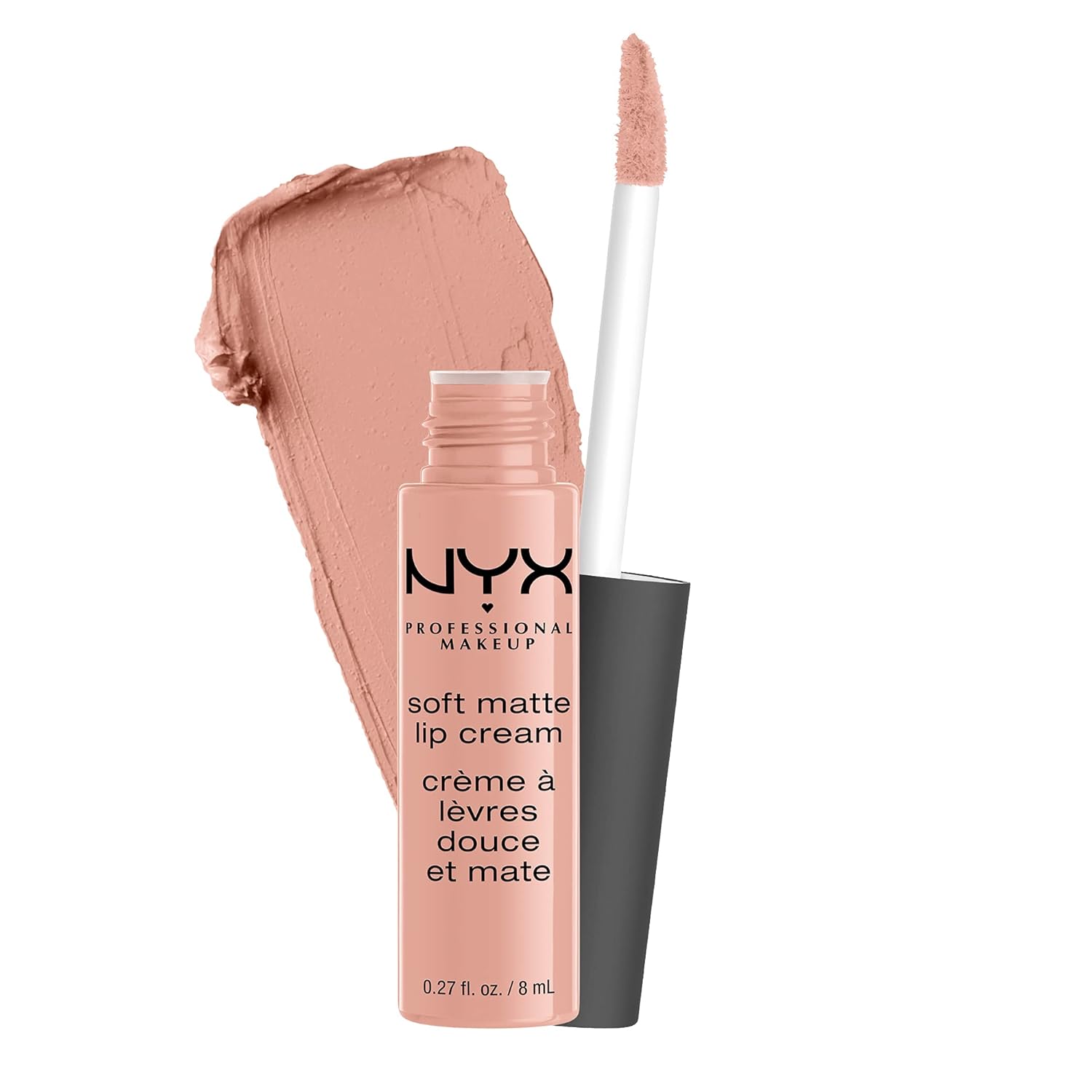 Buy now NYX PROFESSIONAL MAKEUP Soft Matte Lip Cream, Lightweight Liquid Lipstick - Milan (Dark Pink-Brown) Cairo 0.27 Fl Oz (Pack of 1) at indiglob india