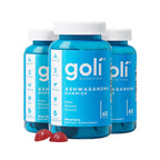 Goli Ashwagandha & Vitamin D Gummy - 300 Count - Mixed Berry, KSM-66, Vegan, Plant Based, Non-GMO, Gluten-Free & Gelatin Free Relax. Restore. Unwind, Pack of 5