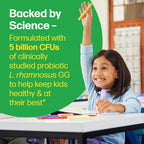 Culturelle Daily Chewable Probiotics for Kids Ages 3+, Berry Flavor, 30 Ct | From the #1 Pediatrician Recommended Brand± Promotes Digestive Gut Health, Oral Care & Immune Support* 5B CFUs, Gluten Free