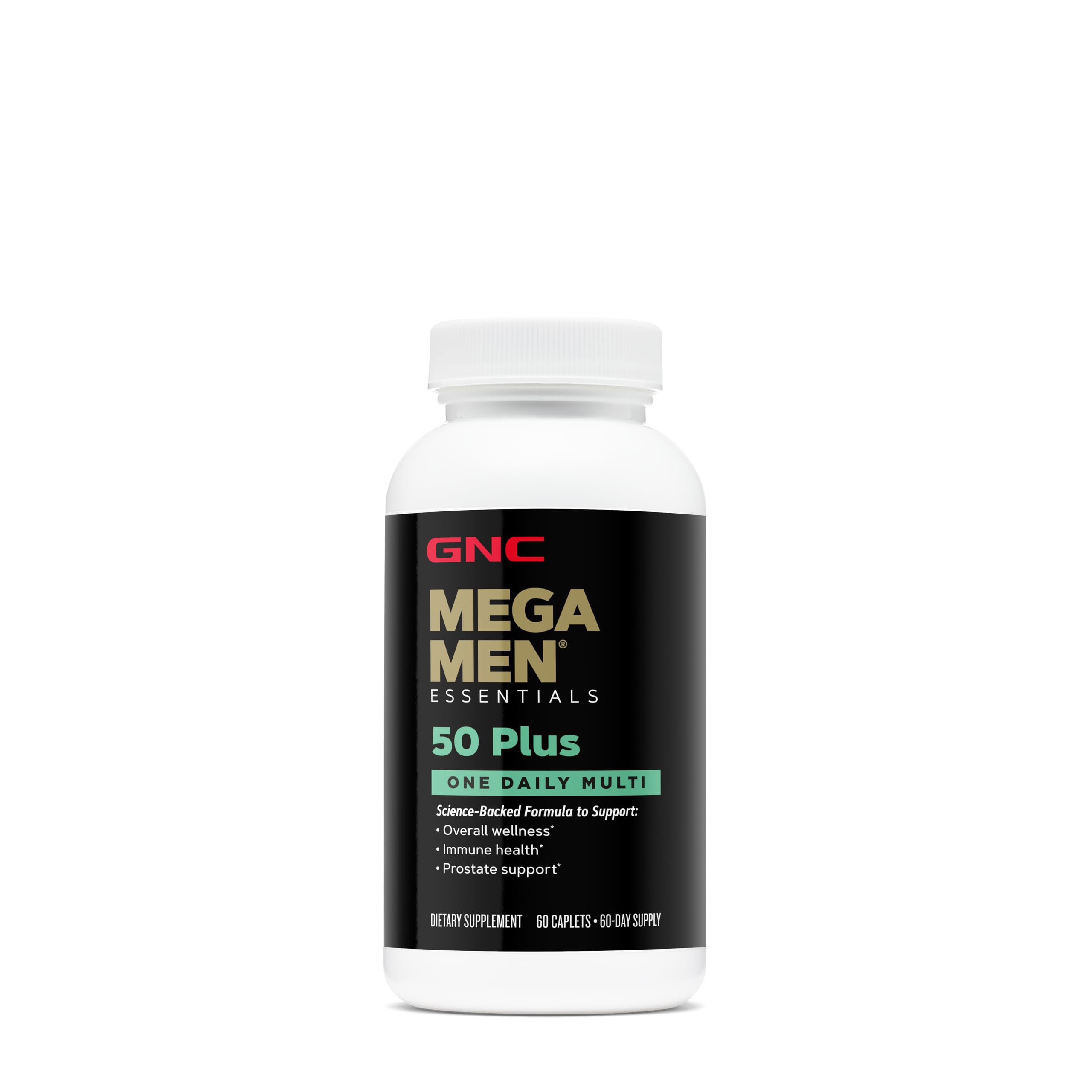 Buy now GNC Mega Men 50 Plus Multivitamin | Antioxidants | Heart Health | Prostate and Circulatory Support | 1 Daily at indiglob india