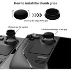 Buy now PlayVital Thumb Grip Caps for Steam Deck LCD, Silicone Thumbsticks Grips Joystick Caps for Steam Deck OLED - Raised Dots & Studded Design at indiglob india