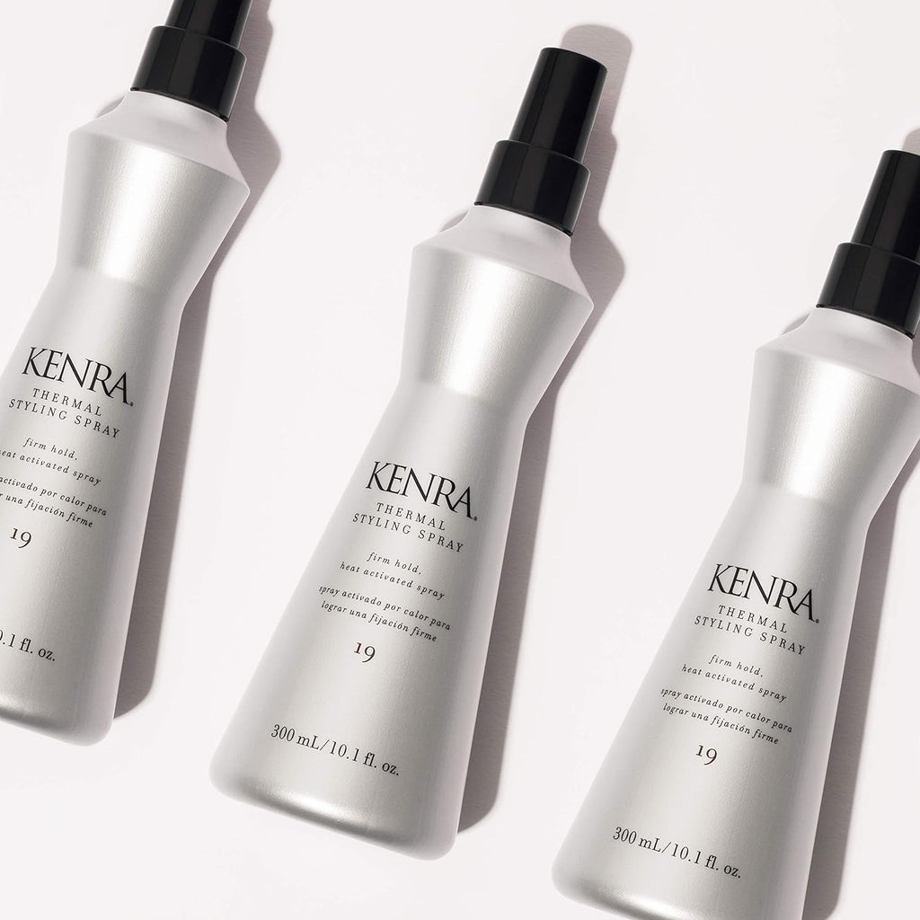 Kenra Professional Thermal Styling Spray 19 | Heat Protection | Firm Hold Heat-Activated | Tames Frizz, Flyaways & Adds Shine | All Hair Types | 10 fl. Oz