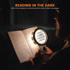 Handheld Magnifying Glass with Light Double-Layer Glass Lens for Reading