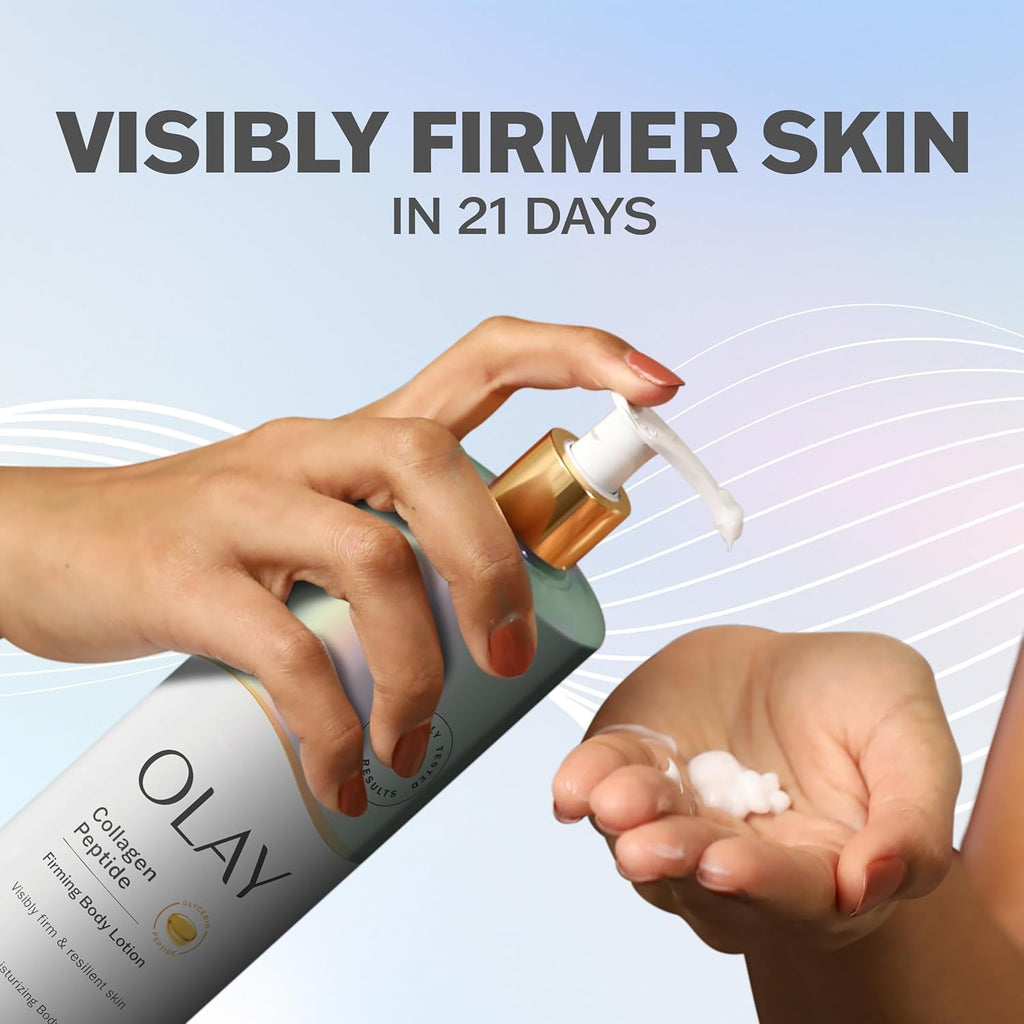 Buy now Olay Firming & Hydrating Body Lotion with Collagen, 17 fl oz Pump, (Pack of 4) at indiglob india
