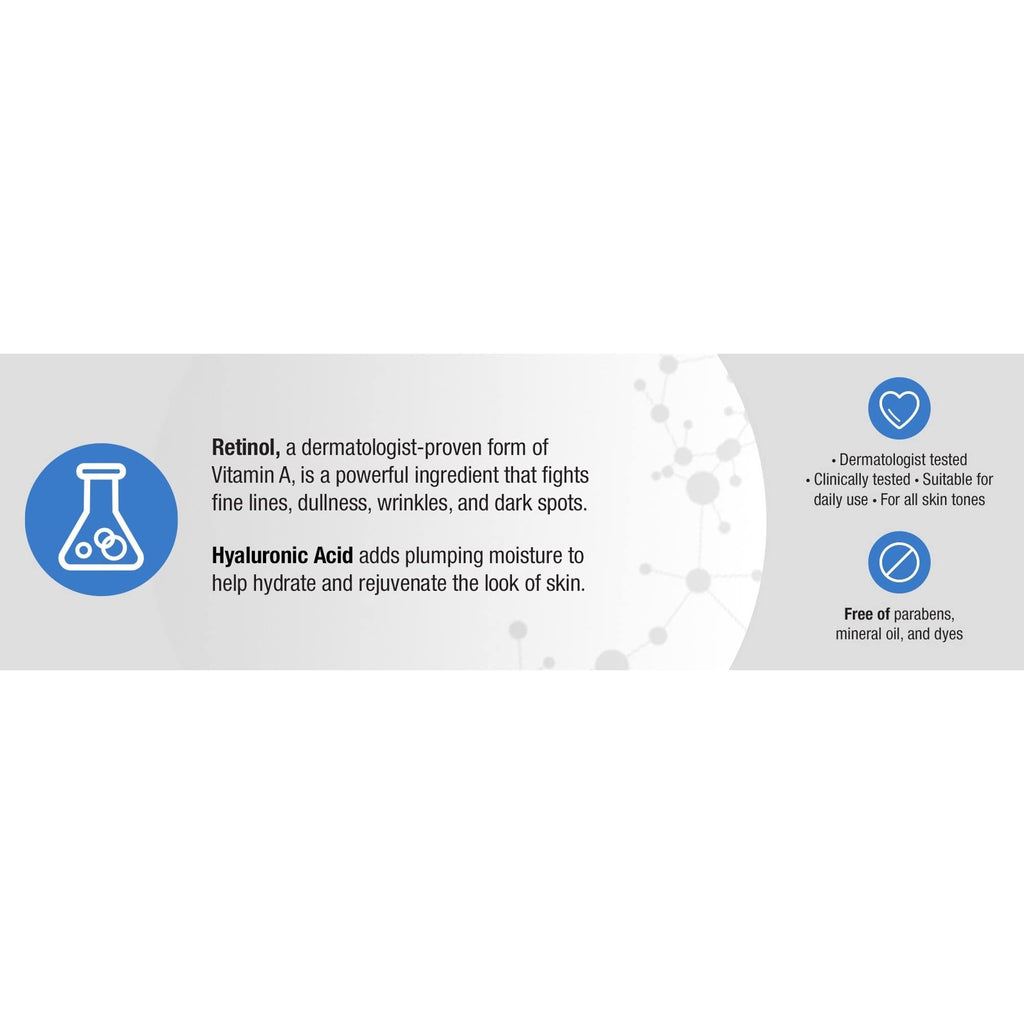Buy now Neutrogena Rapid Wrinkle Repair Retinol Face Moisturizer, Daily Anti-Aging Cream with & Hyaluronic Acid to Fight Fine Lines, Wrinkles, Dark Spots, 1.7 oz (pack of 2) 3.4 Ounce at indiglob india