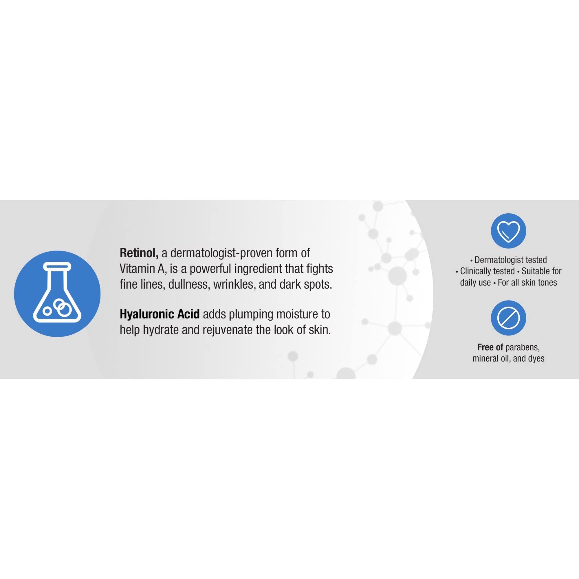 Buy now Neutrogena Rapid Wrinkle Repair Retinol Face Moisturizer, Daily Anti-Aging Cream with & Hyaluronic Acid to Fight Fine Lines, Wrinkles, Dark Spots, 1.7 oz (pack of 2) 3.4 Ounce at indiglob india