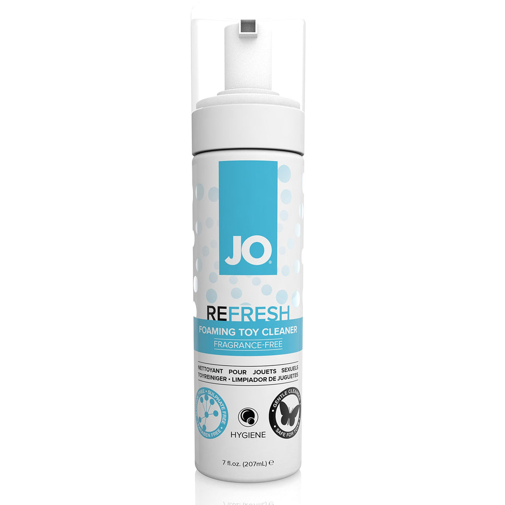 JO Refresh Foaming Toy Cleaner, Fragrance Free for All Materials, 7 fl oz