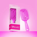 FHI Heat UNbrush Flex Detangling Brush - Ultra Flexible Hairbrush | DuoFlex Anti-Static Bristles for Removing Tangles, Massaging Scalp & Faster Styling - Pain-Free Hair Brush Detangler