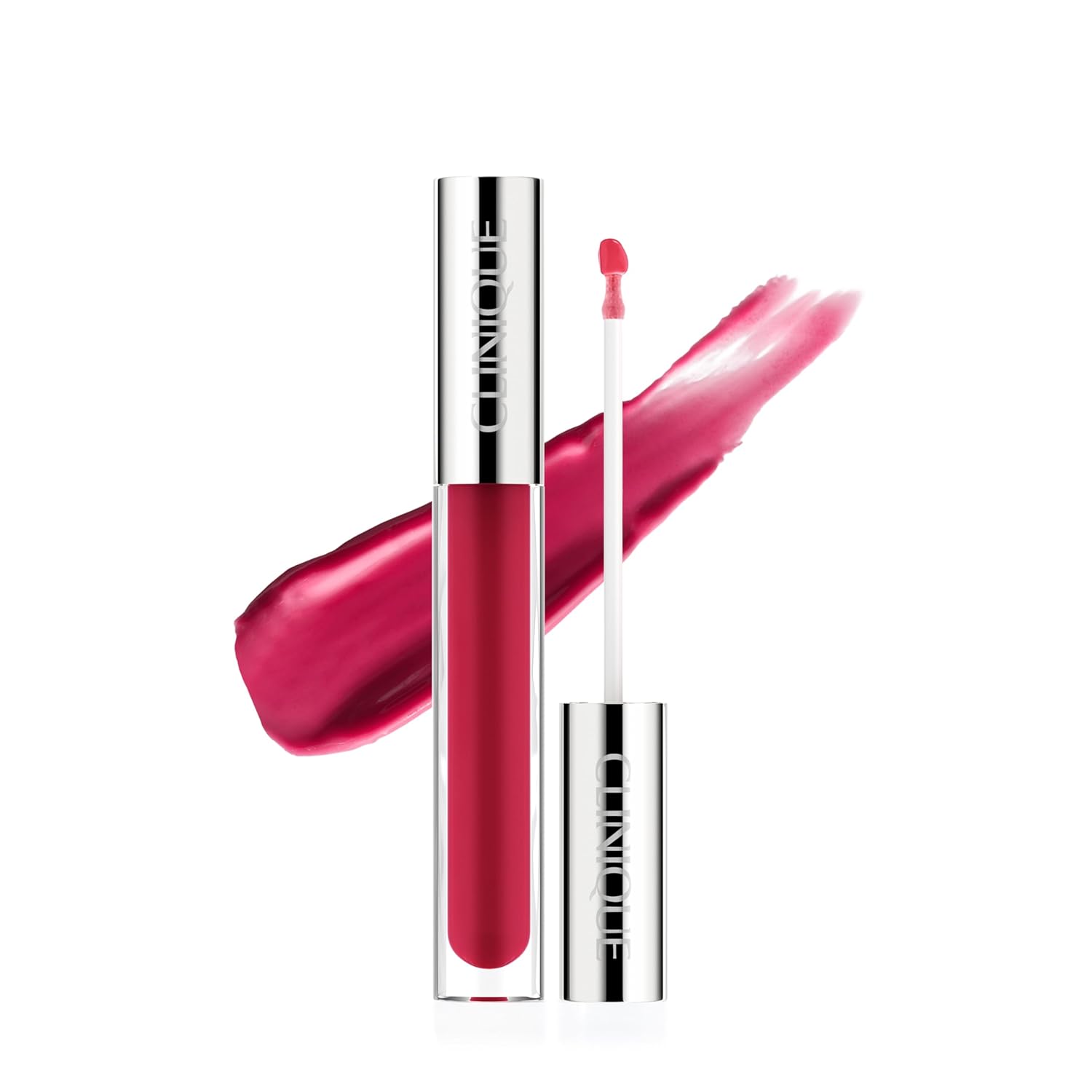 Buy now Clinique Pop Plush Creamy Lip Gloss With Hyaluronic Acid + Blend of Avocado, Aloe + Shea Butter | Hydrating + High Shine AI Velour Pop at indiglob india