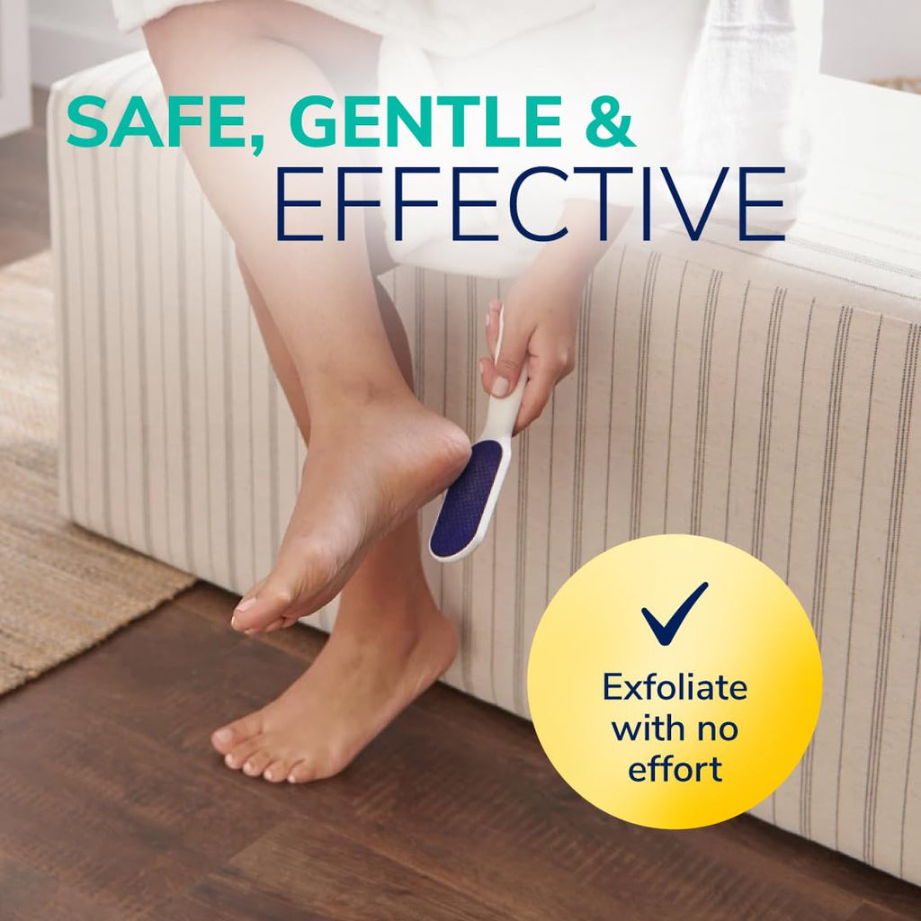 Dr. Scholl's Hard Skin Remover Nano Glass Foot File - Foot Callus Remover, Durable Foot Scrubber, Dead Skin Remover, Hygienic Pedicure Tool, Long Lasting Foot Buffer, Soft Smooth Feet