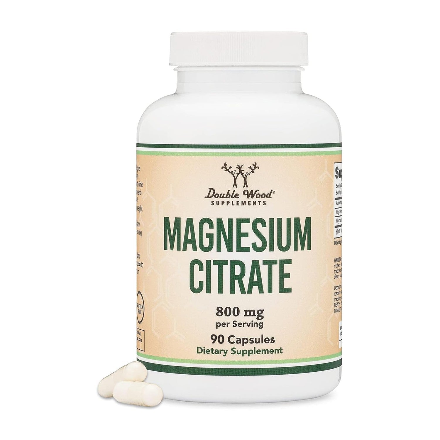 Magnesium Citrate 800mg (112mg Elemental), Regularity, Sleep & Calm, 90 Ct | Gentle Digestive Regularity, Restful Sleep Support, Muscle Relaxation & Calm, Third-Party Tested