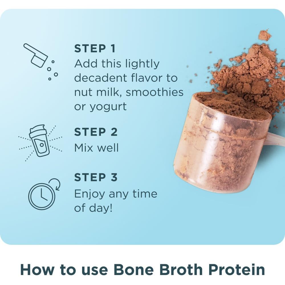 Buy now Ancient Nutrition Protein Powder Made from Real Bone Broth, Chocolate, 20g Protein Per Serving, 20 Serving Tub, Gluten Free Hydrolyzed Collagen Peptides Supplement, Great in Protein Shakes at indiglob india