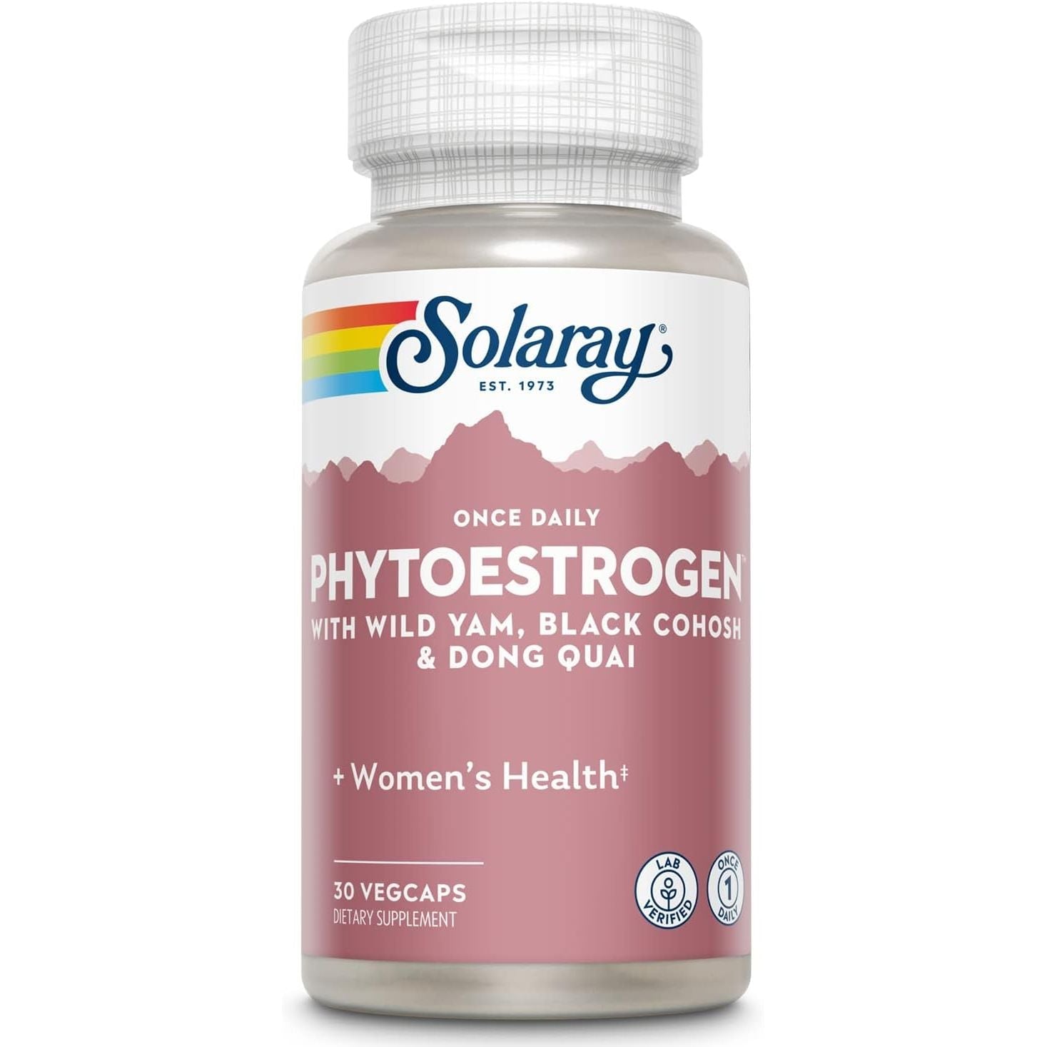 Buy now SOLARAY Once Daily Phytoestrogen - Phyto Estrogen Supplement for Women with Black Cohosh, Dong Quai, Wild Yam, Soy Isoflavones - Women's Health Support - 60-Day Guarantee, 30 Servings, 30 VegCaps 30 Count (Pack of 1) at indiglob india