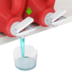 KMOUANTS [2 Pack] Laundry Detergent dispenser Nozzle Switch Holder, Upgraded Nozzles Switch Easily，detergent and softener accessories Fits Most Economic Sized Bottles、laundry room organization