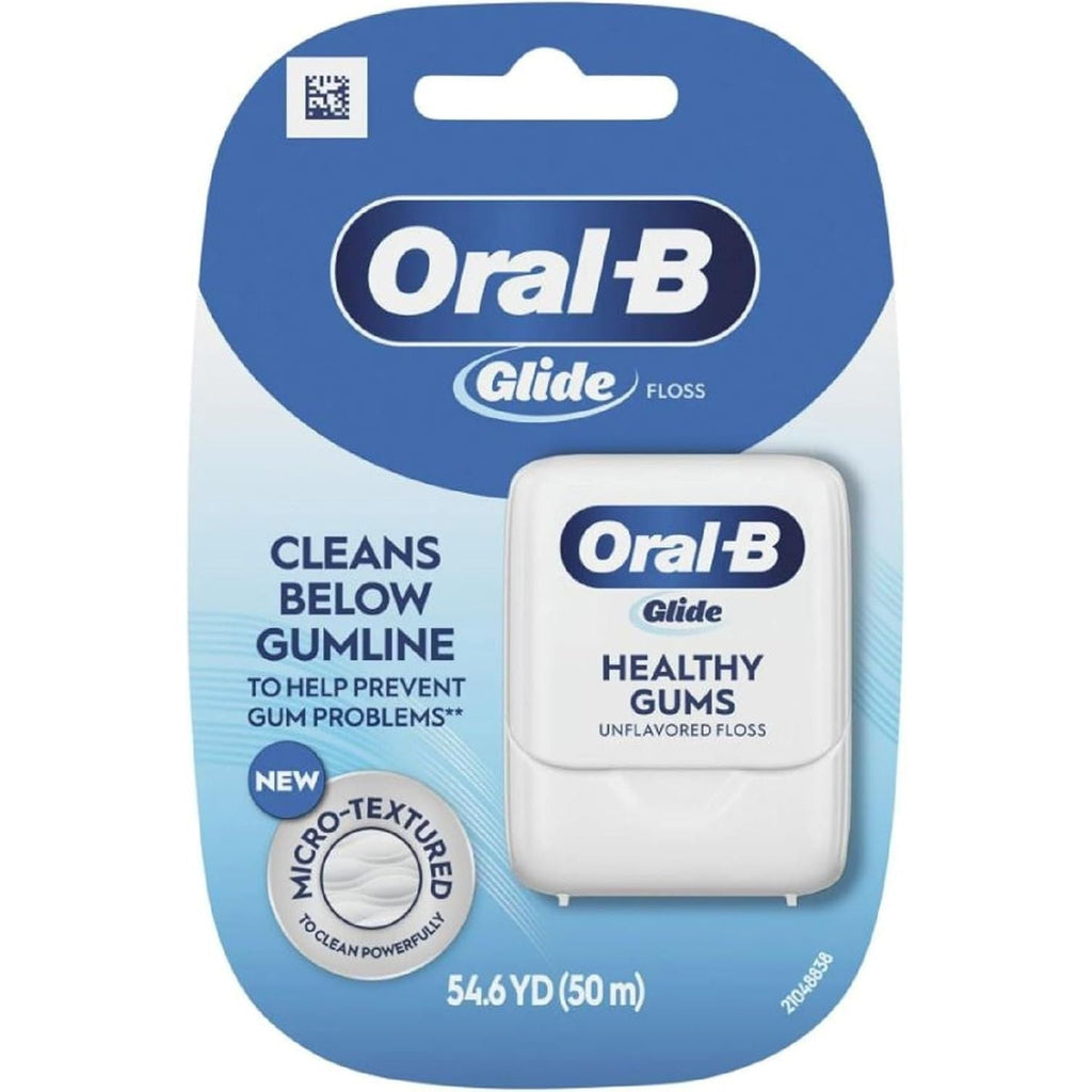 Buy now Oral-B Glide Healthy gums, unflavored floss 50M (Pack of 6) 164 Foot (Pack of 6) at indiglob india