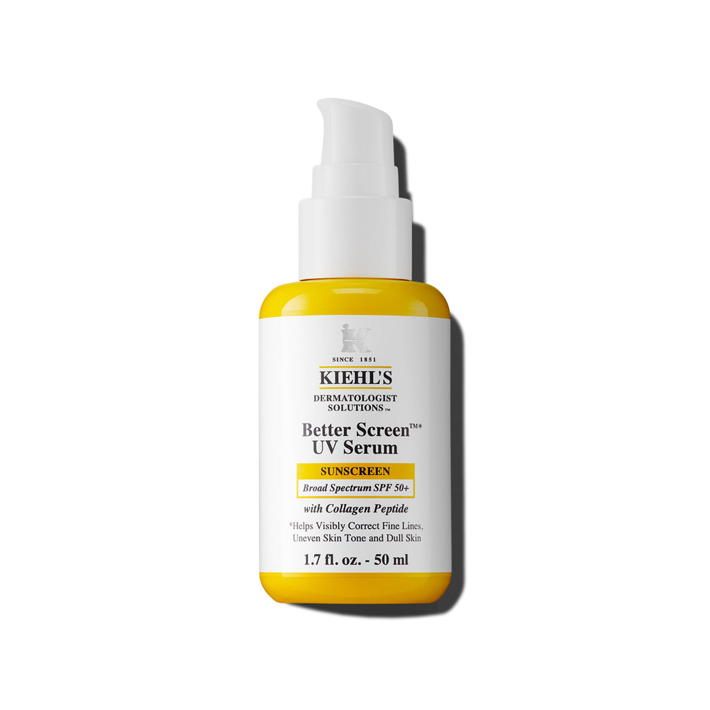 Kiehl's - Better Screen UV Serum SPF 50+ Facial Sunscreen, Collagen Peptide | Facial Sunscreen for Shielding UVA & UVB - With Collagen Peptide - Corrects Visible Signs of Aging