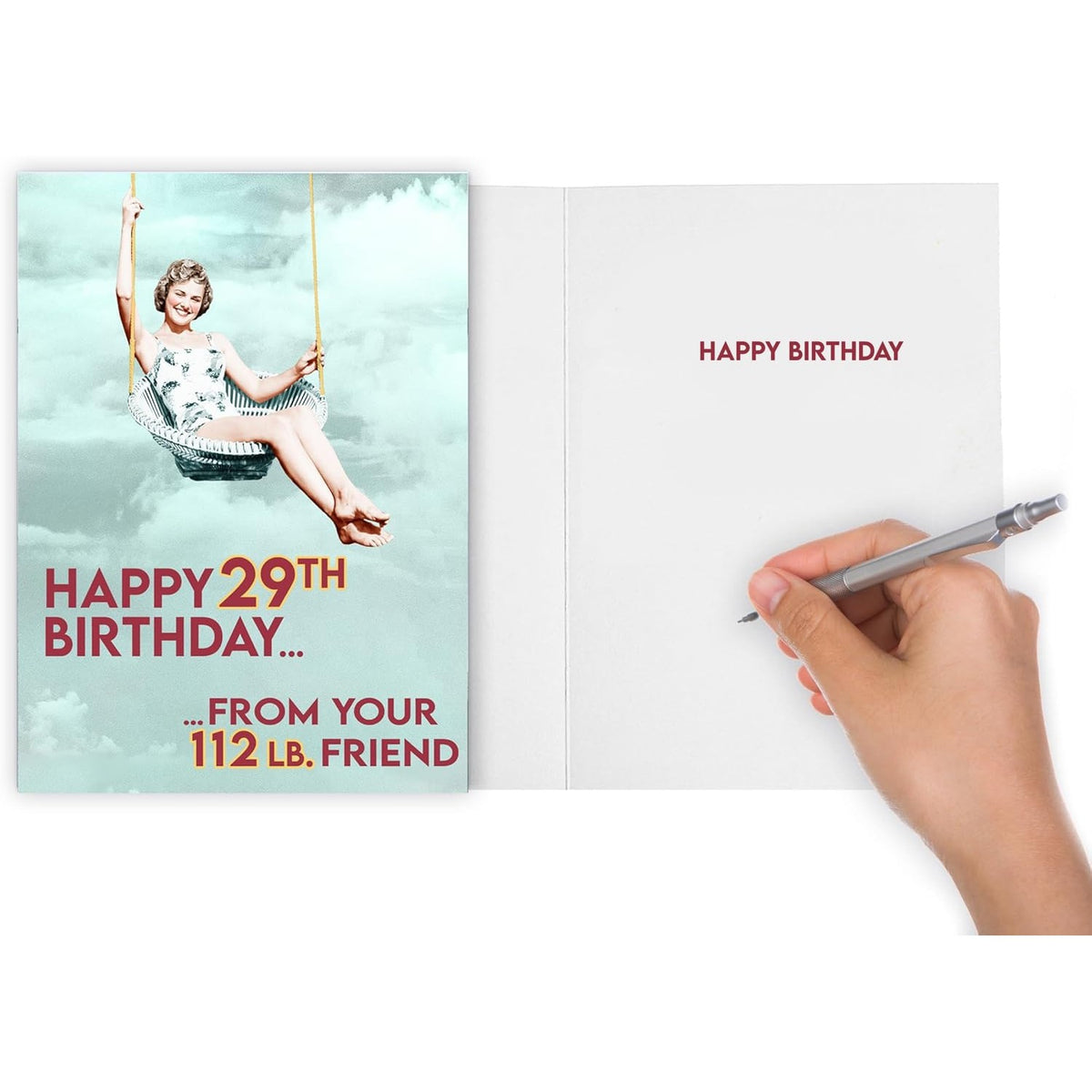Funny Birthday Card for Women, Friends! Shared Woman-to-Woman Age Humor