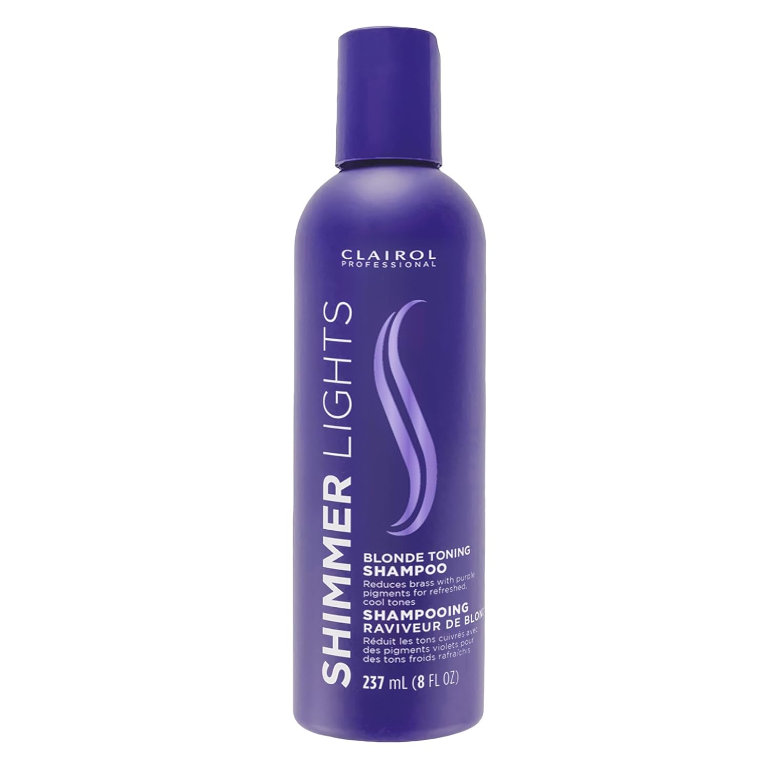 Buy now Clairol Professional Shimmer Lights Purple Shampoo | Neutralizes Brass & Yellow Tones | For Blonde, Silver, Gray & Highlighted Hair 8 Fl Oz (Pack of 1) at indiglob india